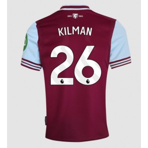 West Ham United Max Kilman #26 Domácí Dres 2024-25 Krátký Rukáv